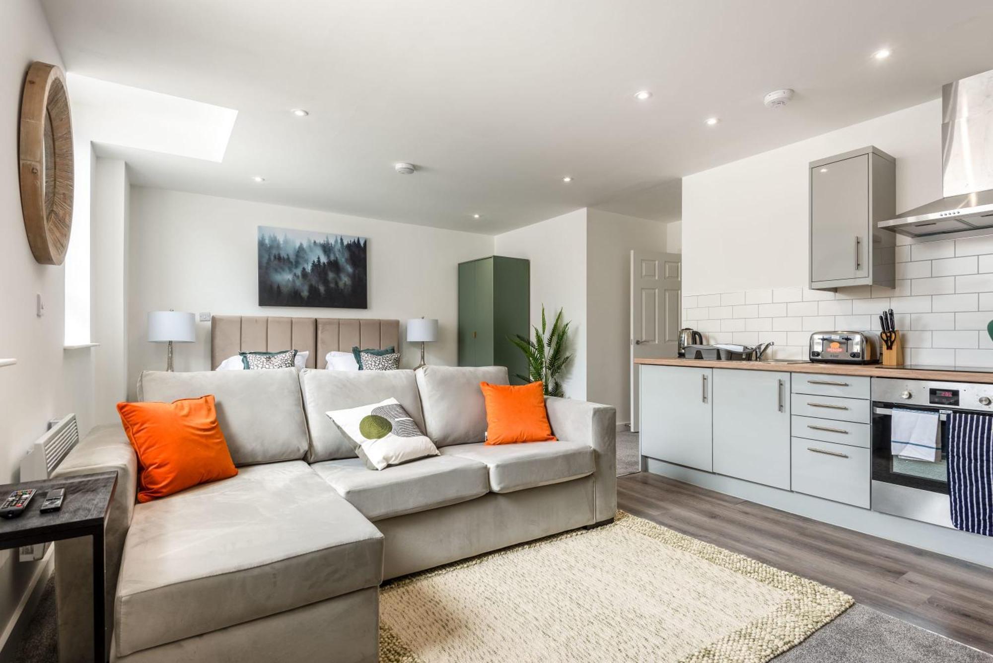 Contemporary 1 Bed Central Rotherham Studio Eksteriør billede
