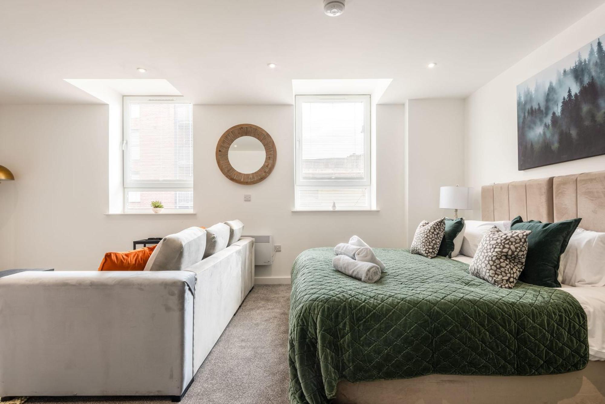 Contemporary 1 Bed Central Rotherham Studio Eksteriør billede