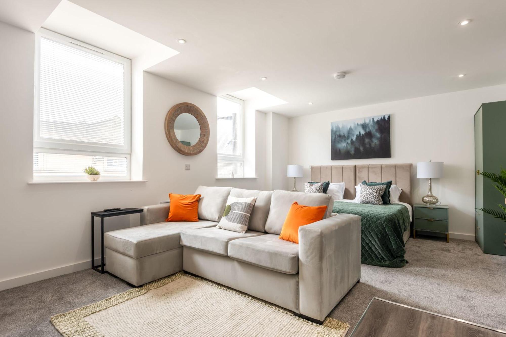 Contemporary 1 Bed Central Rotherham Studio Eksteriør billede